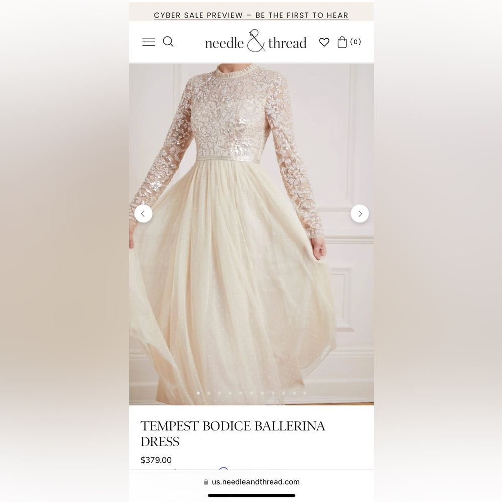 Needle & Thread Tempest Bodice Ballerina Dress